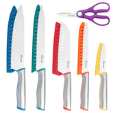 Hancorys 11-piece knife set close-up of precision-ground blade for clean cuts