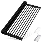 HANZENMA roll-up dish drying rack over sink for space-saving drying