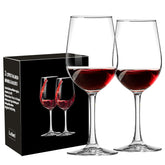 Haoxishui wine glasses 2-piece close-up bowl view with ergonomic grip