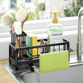 HapiRm sponge holder with 360° drainage directing water into the sink