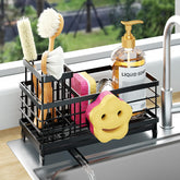 HapiRm sponge holder with smiley face for cheerful countertop organization and drying sponges.
