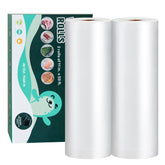 Happy Seal vacuum sealer bags 11x50 two-pack in box for durable bulk storage and long-lasting freshness.