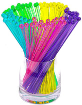 hapray crystal swizzle sticks pink set for cocktails and garnishes