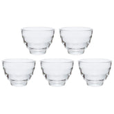 HARIO HU-3012 cups top view showing clear heat-resistant glass for tea service