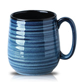 HASENSE coffee mug blue 20 oz, ideal for bold morning coffee and long sipping sessions