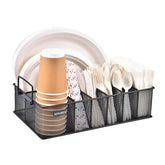 Hasuber silverware organizer with dual handles for easy transport.