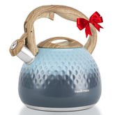 Hauce Radio tea kettle with loud whistle signals boiling readiness.