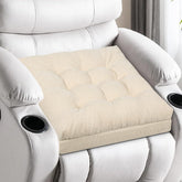 HAVARGO recliner cushions front view; height boost for easier standing.