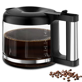 HBcyole 10-cup carafe front view fits De'Longhi models for everyday coffee