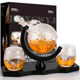HBXCWYJ whiskey decanter with globe bottle pour for elegant tastings