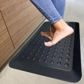 HEALEG 1in thick anti-fatigue mat top view showing plush comfort for long standing tasks
