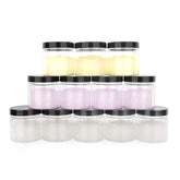 Healthy Packers 4 oz clear jar with lid, ideal for visible pantry storage.