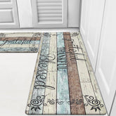HEBE anti-fatigue kitchen mat set on non-slip surface for comfortable standing during cooking.
