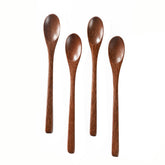 Hefild padauk honey spoon with 7.8-inch handle ideal for jars