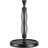 Hegivoc countertop paper towel holder with dual ratchet for one-handed tearing