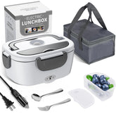 Herrfilk electric lunch box 3-in-1 setup for quick on-the-go heating.