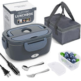 Herrfilk electric lunch box in full assembly ready for on-the-go heating.