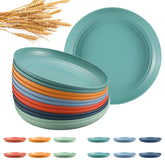 HEYCOME 10-inch deep-dish plates for generous, mess-free meals.