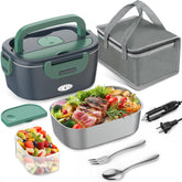 Heyfavor electric lunch box heating in progress for hot meals on the go