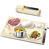 Heyfavor warming mat with full surface heating for even warmth across plates