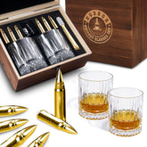 Hgsoor whiskey glasses set with lead-free tumblers for elegant at-home tastings.