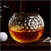HiBathti golf whiskey glass 2-pack for stylish entertaining.