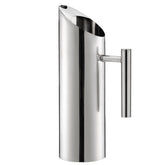 Hiceeden stainless steel water pitcher front view, 1.5l capacity for serving gatherings.