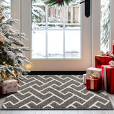 hicorfe indoor doormat with rubber backing keeps floors dry at the front door.