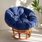 HIGOGOGO papasan cushion with corduroy cover, 48x48, for cozy seating