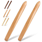Hillban sourdough spurtle with round end for easy dough incorporation.