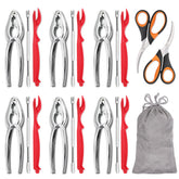 Hiware seafood tools crab cracker 6-pack for effortless shell cracking