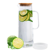 hjn glass pitcher spout design enables mess-free pouring