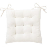 HLOVME corduroy cushion white close-up shows soft fabric for cozy seating.