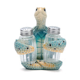 Hodao ocean turtle figurine, 6-inch hand-painted decor for living spaces.