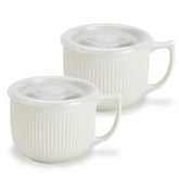 Hoilse ceramic soup bowl with handle and 32oz capacity for ramen meals.