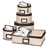HOLDN’ STORAGE China Storage Container with 12 dinnerware visible, protecting during moves.