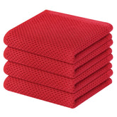 Homaxy 100% cotton waffle towel close-up shows soft, durable texture