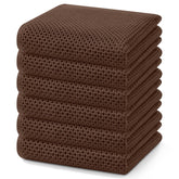 Homaxy coffee dish towels show honeycomb weave for soft, gentle drying