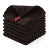 Homaxy dish cloth waffle weave closeup showing soft, absorbent texture