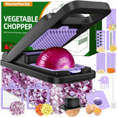 HomeHacks 12-in-1 vegetable chopper dicer for fast, uniform prep.