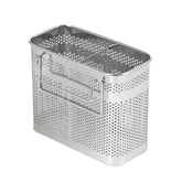 HOME&I silverware-drying-basket hooks securely attach to racks for space-saving organization