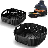 HOMELYLIFE Ninja Crispi large liner fits 4qt glass containers for even cooking