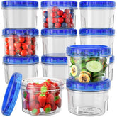 HOMETALL Freezer Container 16 oz front view ideal for meal prep.