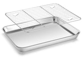 Homikit baking sheet with wire rack for even roasting and easy cooling