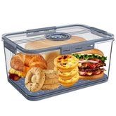 Honbuty bread box lid airtight seal keeps bread fresh longer