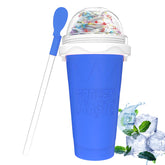 Honbuty slushie maker cup with freezing liquid for quick, refreshing slush at home.