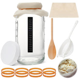 Honeydak kefir starter kit front view for easy at-home fermentation.