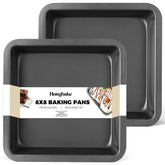 HONGBAKE 8x8 baking pan exterior view showing a sturdy frame for daily use