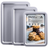 Hongbake cookie sheet set top view for versatile daily baking