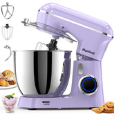 Honinst stand mixer with purple finish and 6.5qt bowl for versatile home baking.
